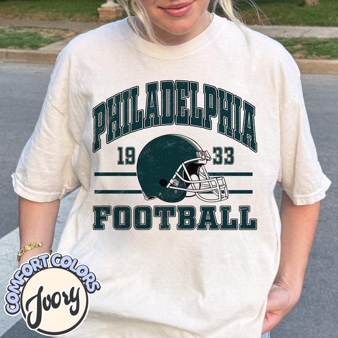 Unisex Philadelphia football vintage t-shirt for men and women
