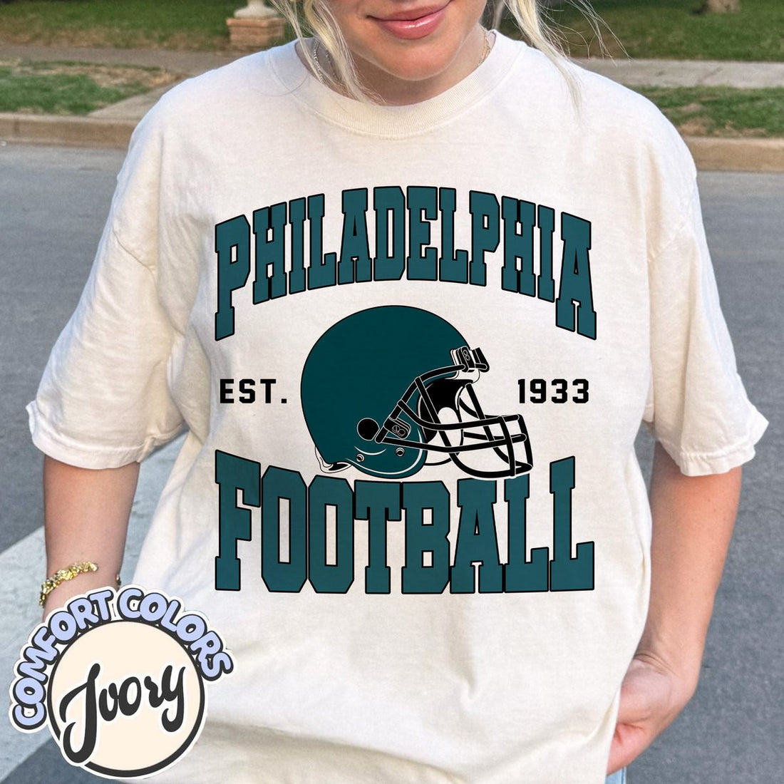 Unisex Philadelphia football vintage t-shirt for men and women