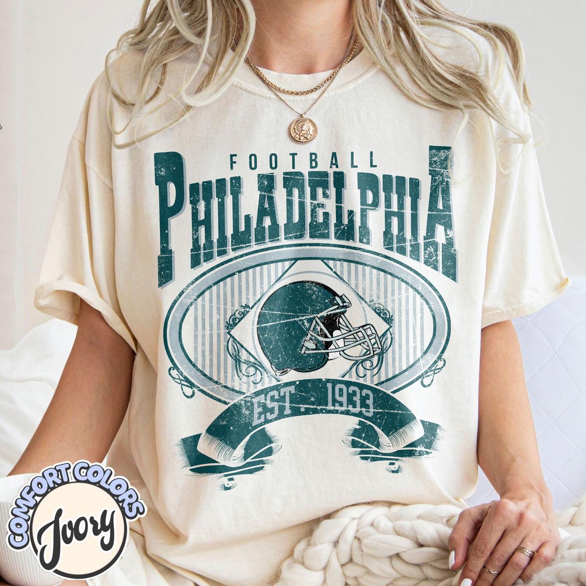 Unisex Philadelphia football vintage t-shirt for men and women