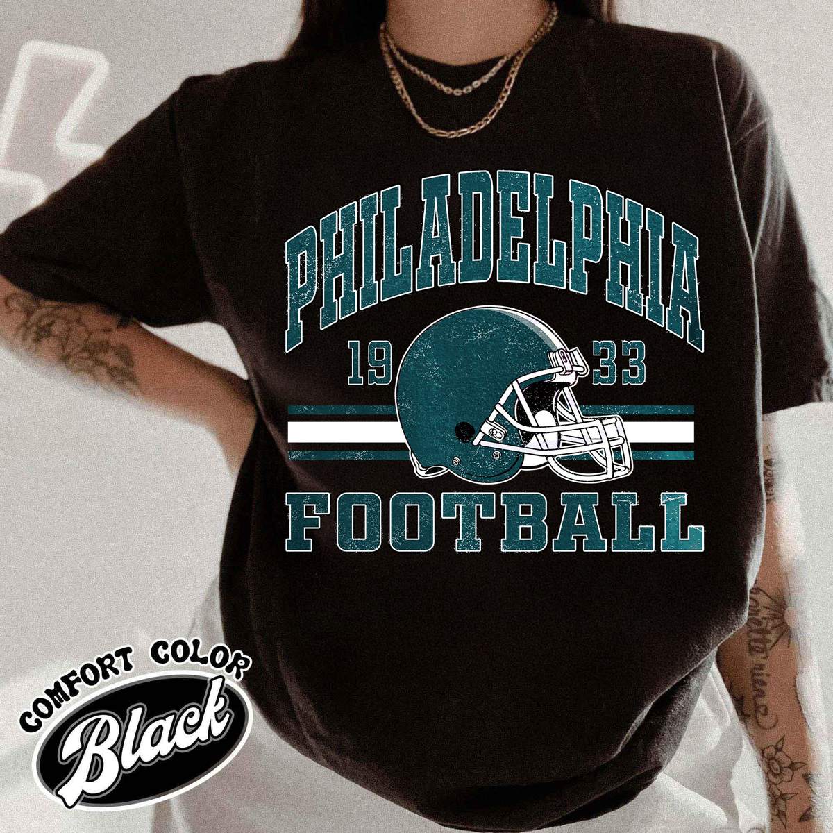 Unisex Philadelphia football vintage t-shirt for men and women