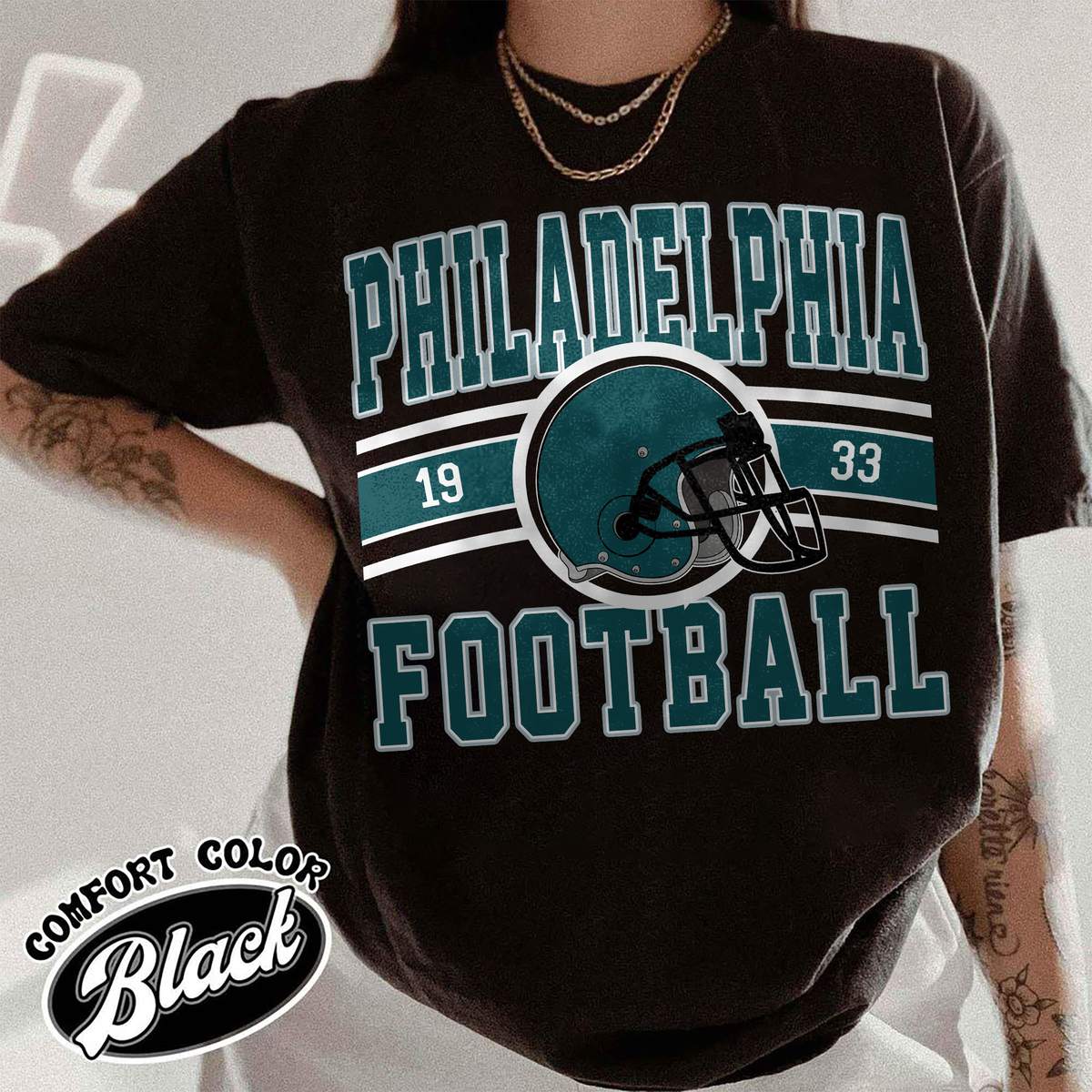 Unisex Philadelphia football vintage t-shirt for men and women