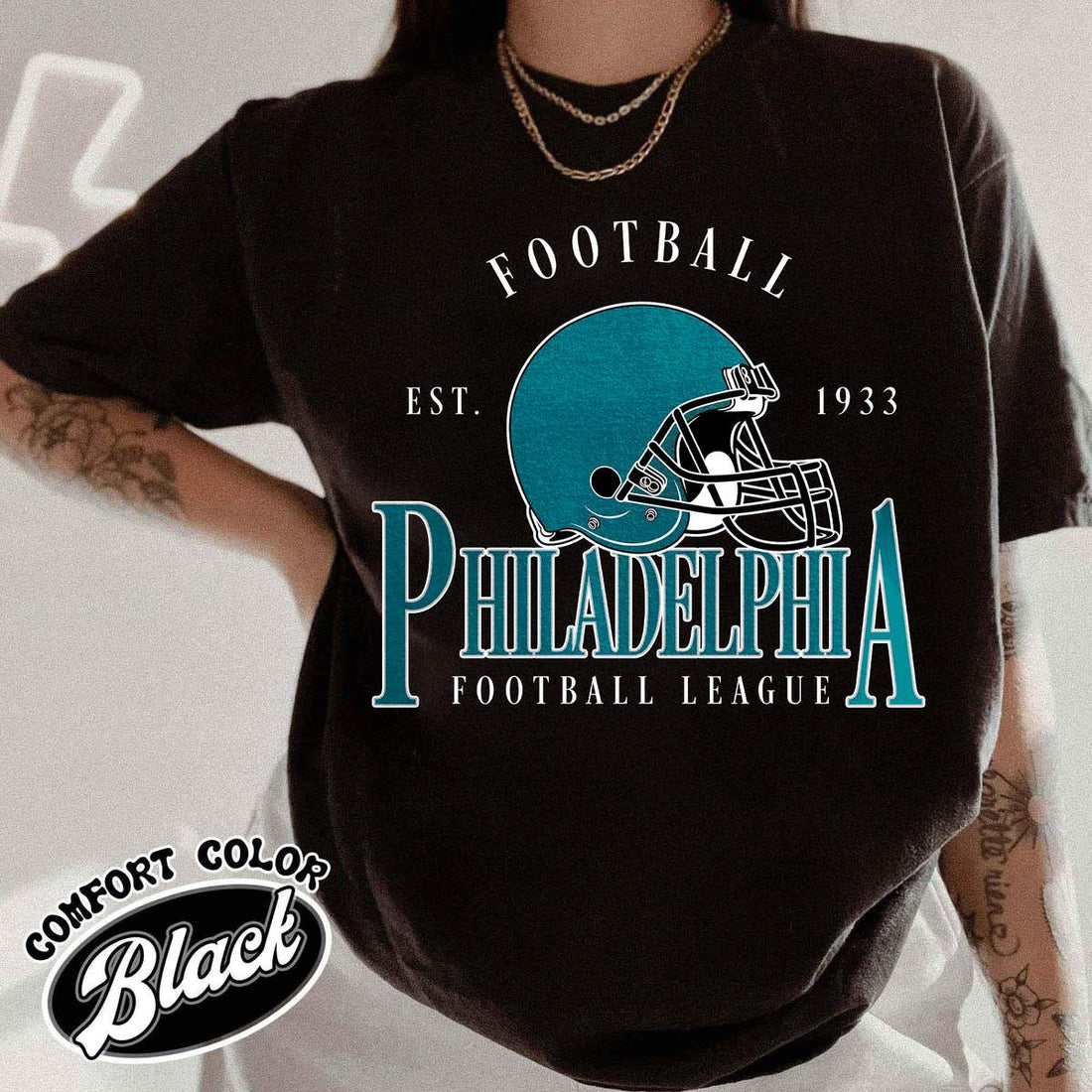 Unisex Philadelphia football vintage t-shirt for men and women