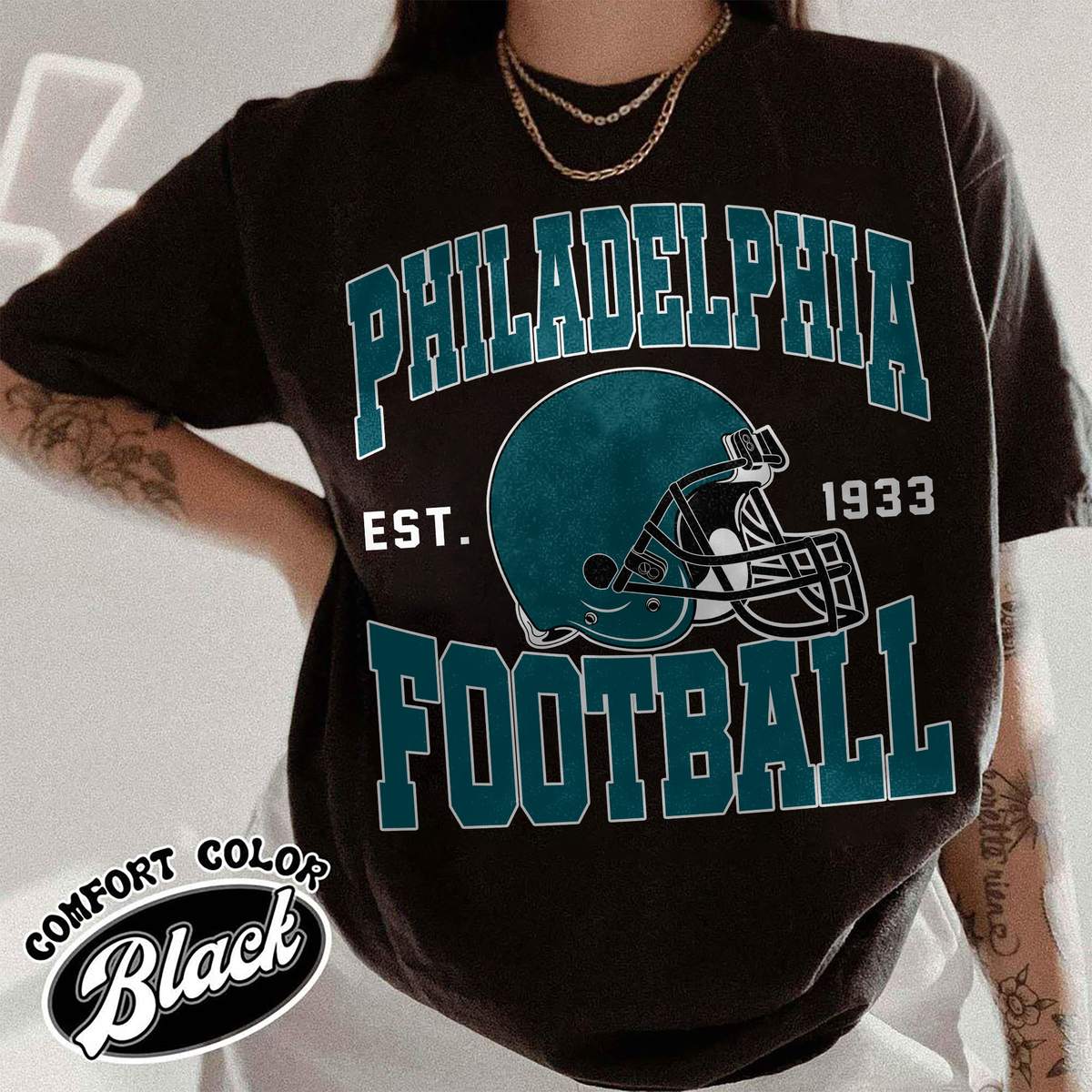 Unisex Philadelphia football vintage t-shirt for men and women