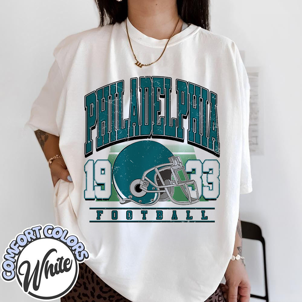 Unisex Philadelphia football vintage t-shirt for men and women