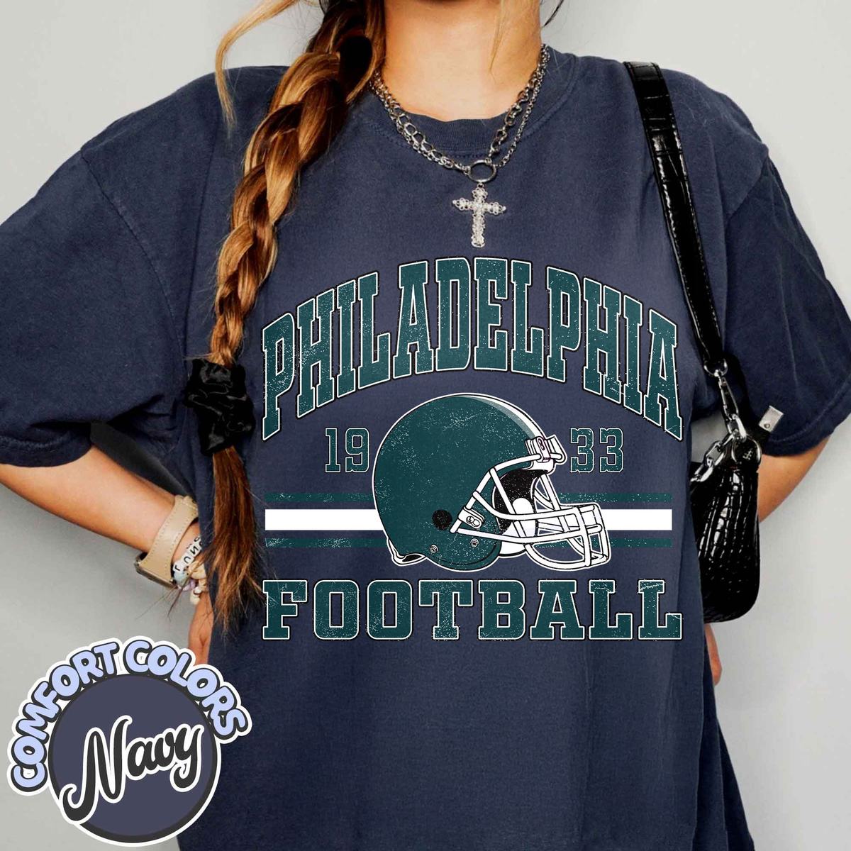 Unisex Philadelphia football vintage t-shirt for men and women