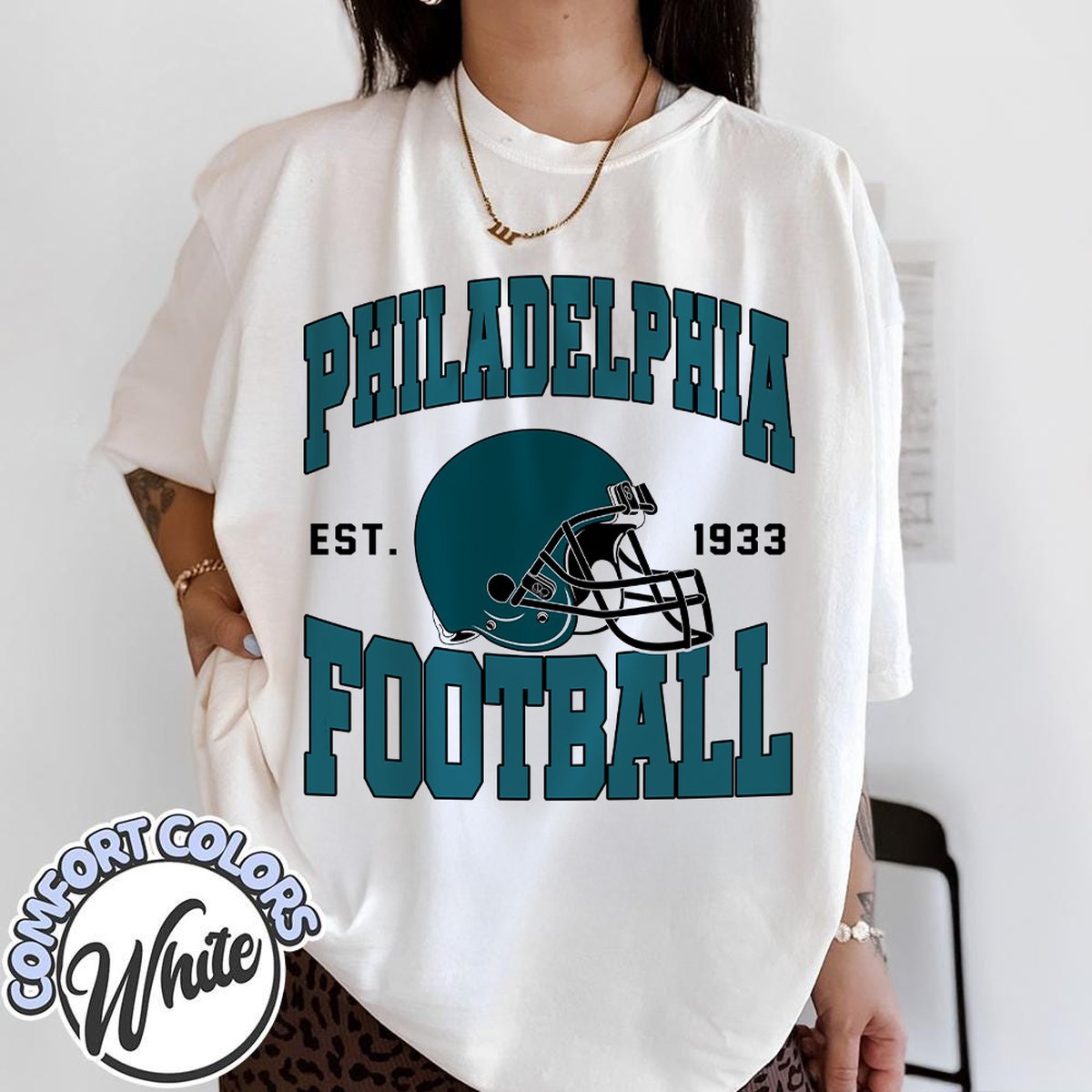 Unisex Philadelphia football vintage t-shirt for men and women