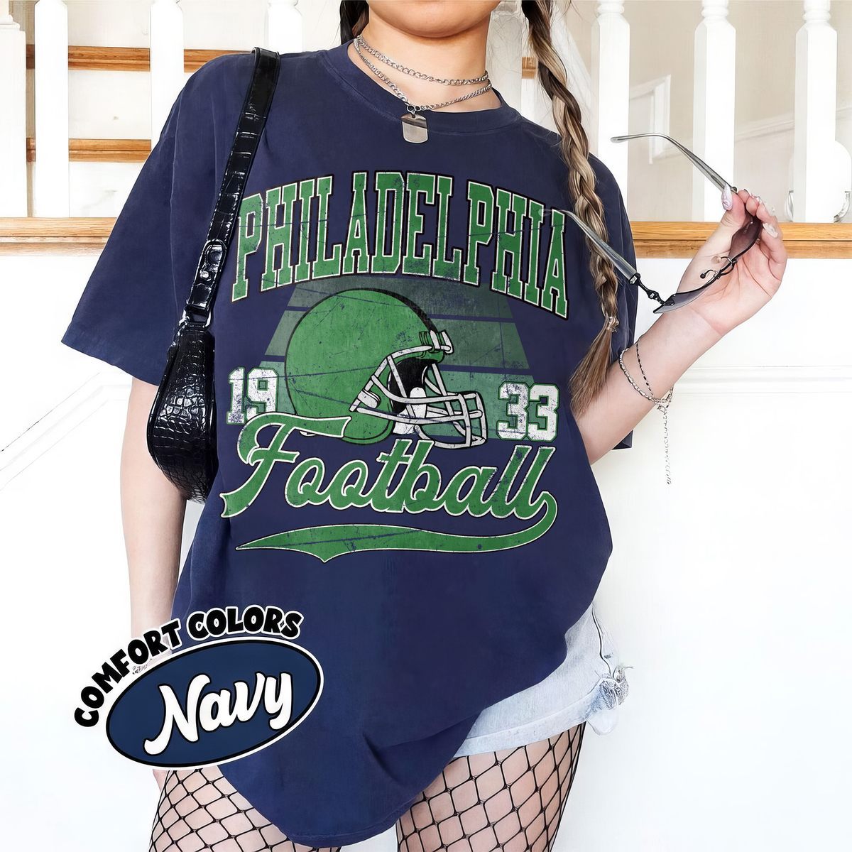 Unisex Philadelphia football vintage t-shirt for men and women