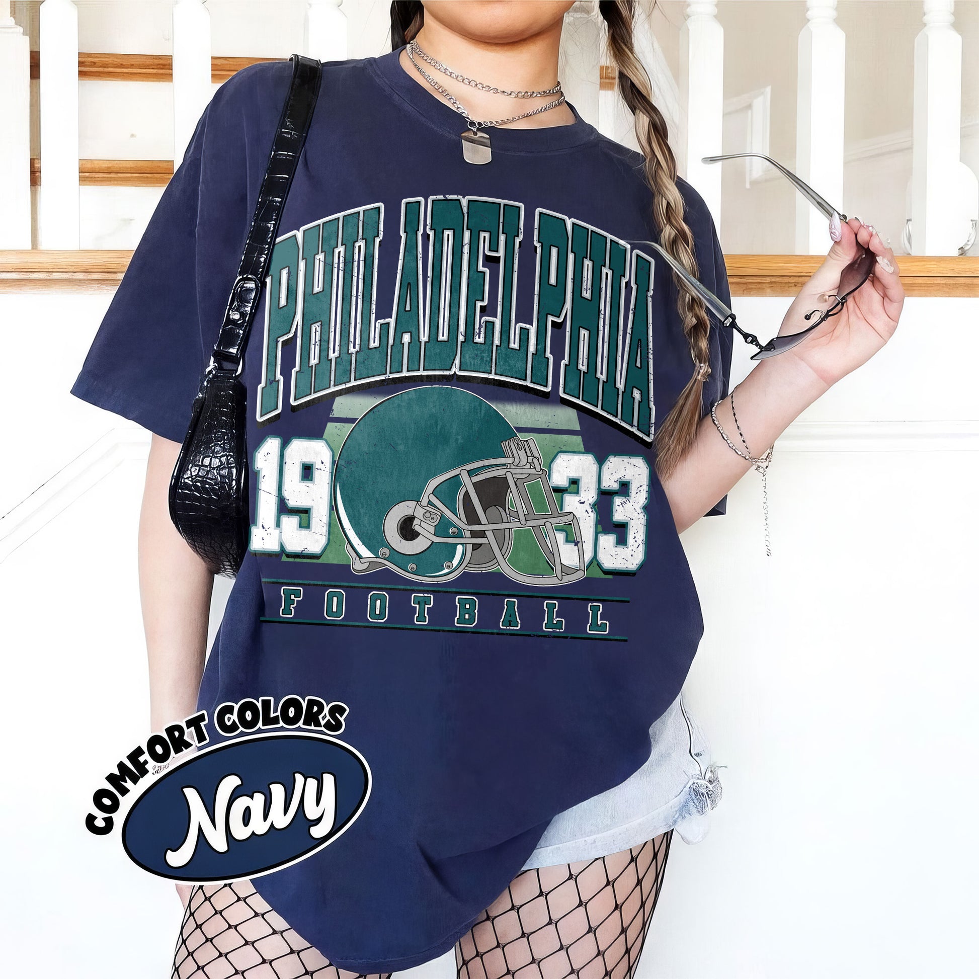 Unisex Philadelphia football vintage t-shirt for men and women
