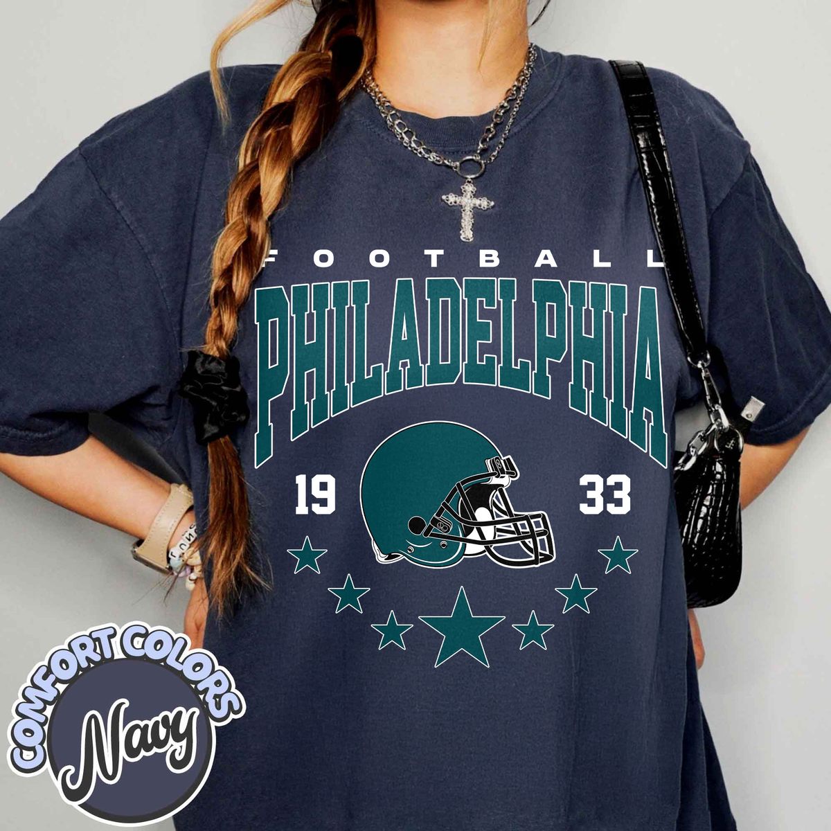 Unisex Philadelphia football vintage t-shirt for men and women