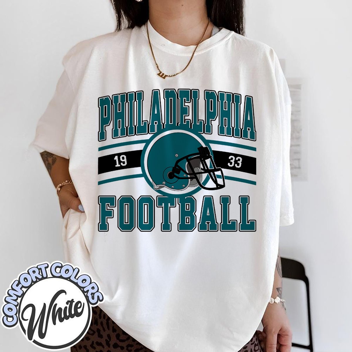 Unisex Philadelphia football vintage t-shirt for men and women