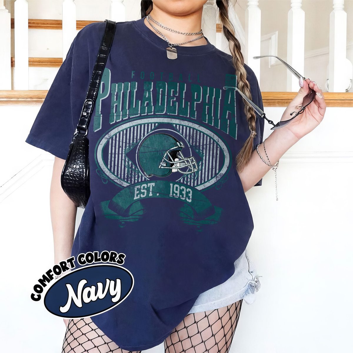 Unisex Philadelphia football vintage t-shirt for men and women