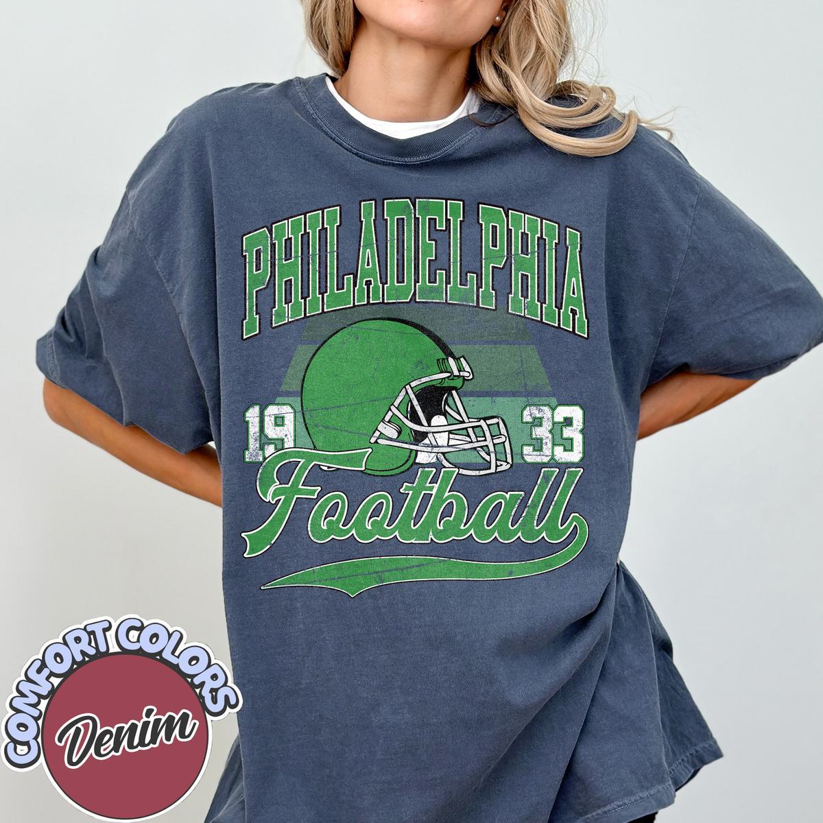 Unisex Philadelphia football vintage t-shirt for men and women