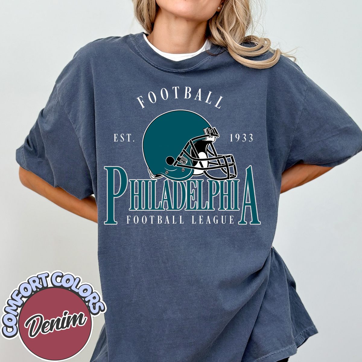 Unisex Philadelphia football vintage t-shirt for men and women