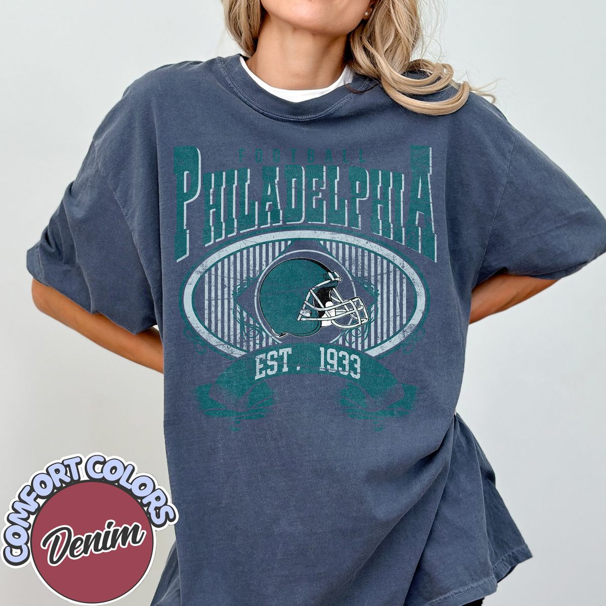 Unisex Philadelphia football vintage t-shirt for men and women