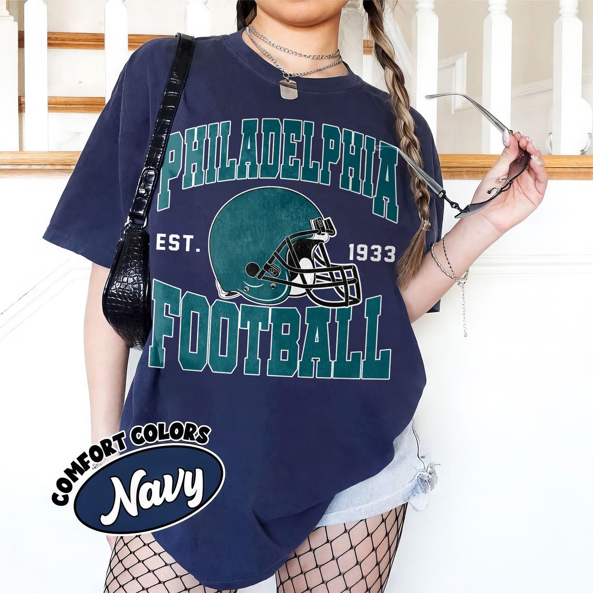 Unisex Philadelphia football vintage t-shirt for men and women