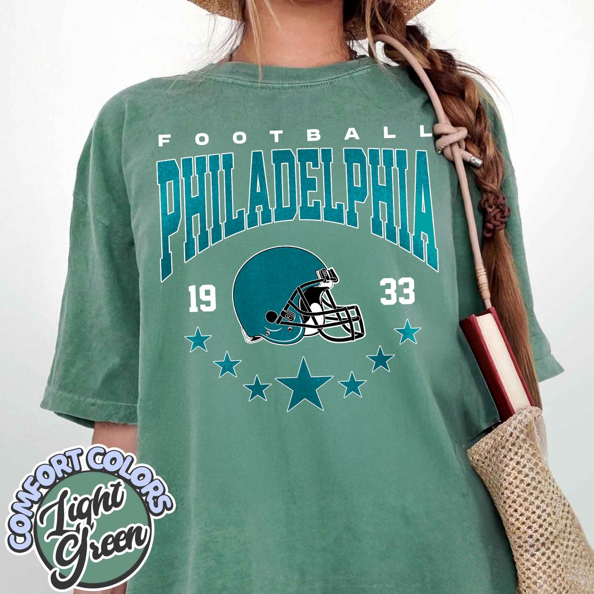 Unisex Philadelphia football vintage t-shirt for men and women