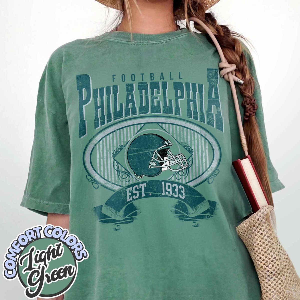 Unisex Philadelphia football vintage t-shirt for men and women