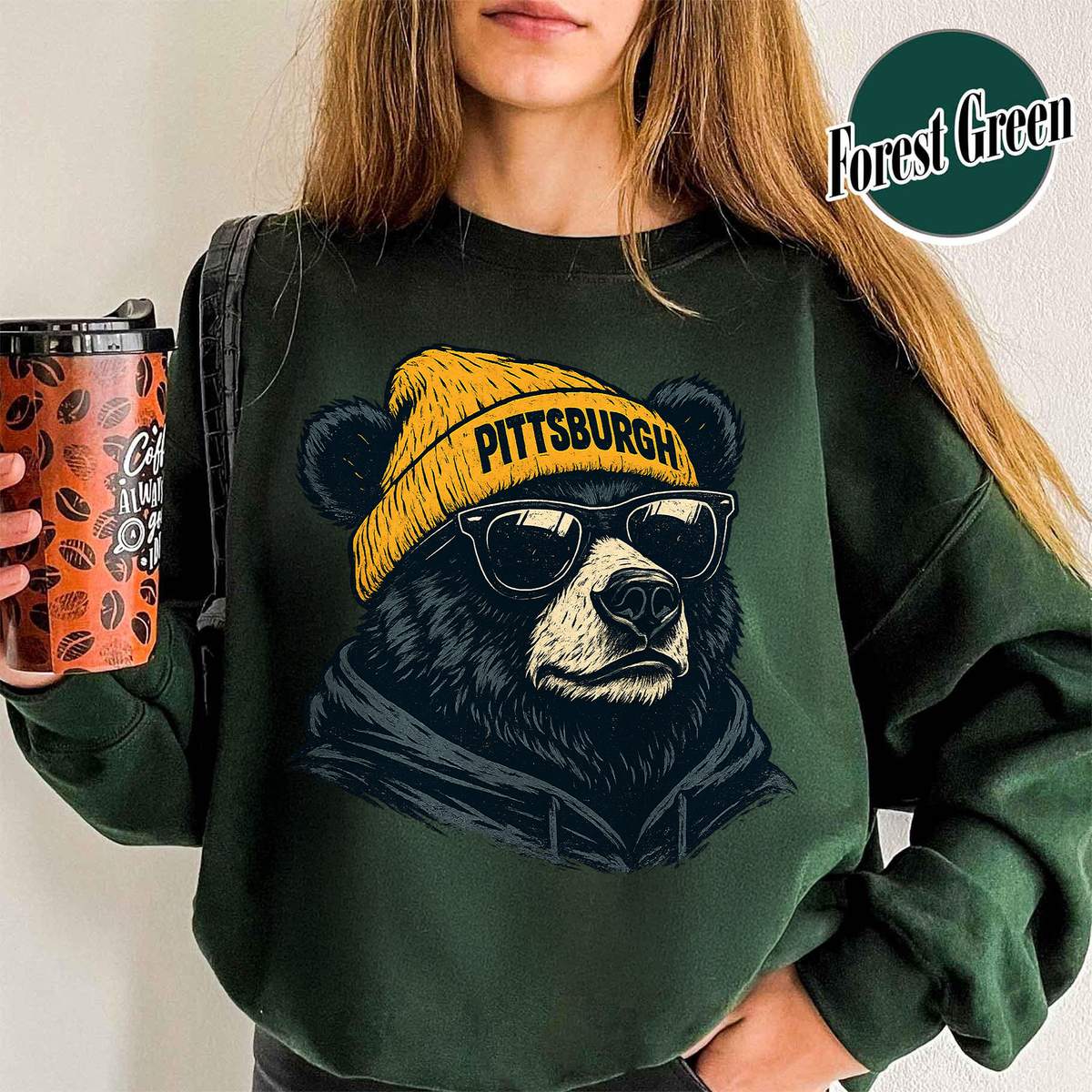 Unisex Pittsburgh football vintage crewneck sweatshirt for men and women