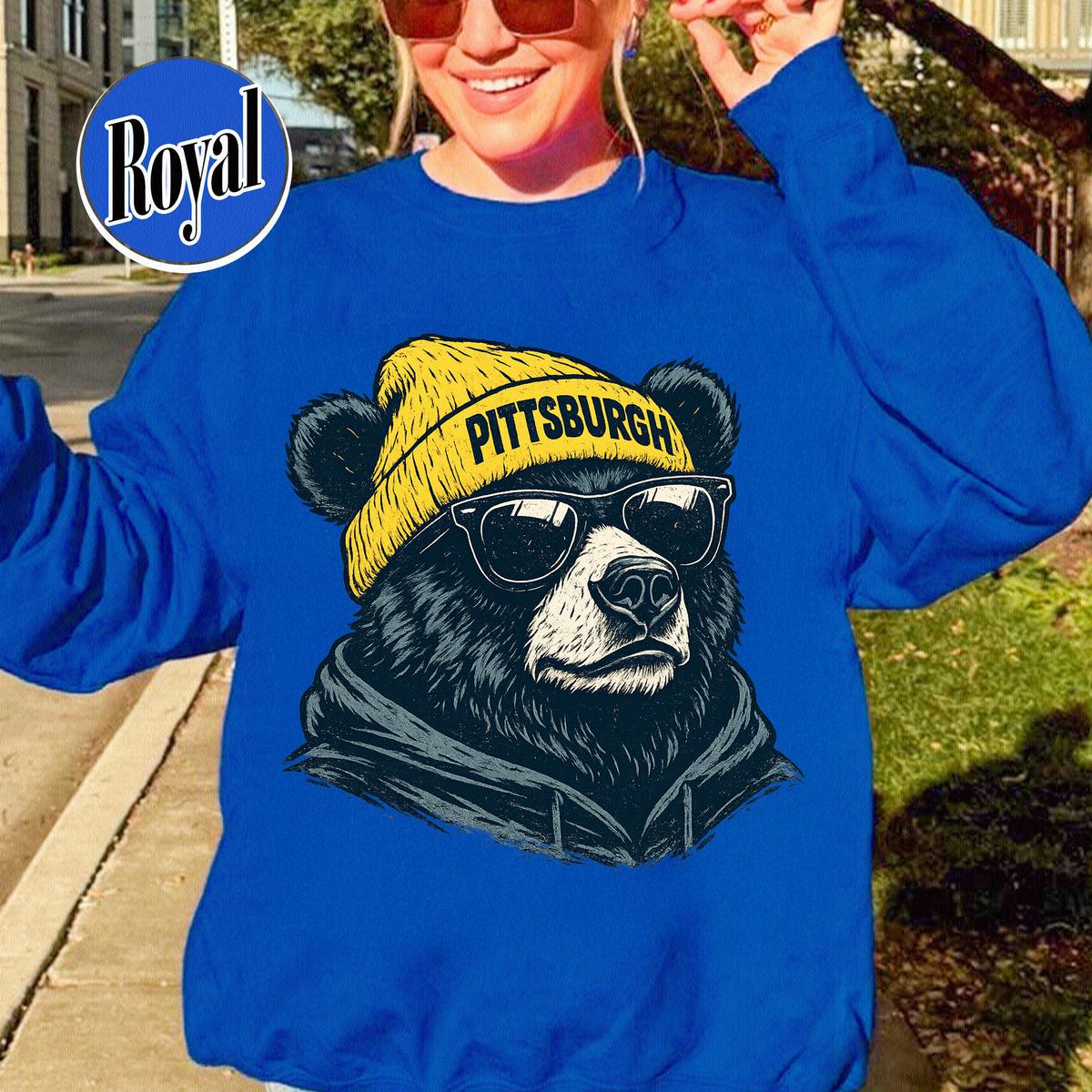 Unisex Pittsburgh football vintage crewneck sweatshirt for men and women