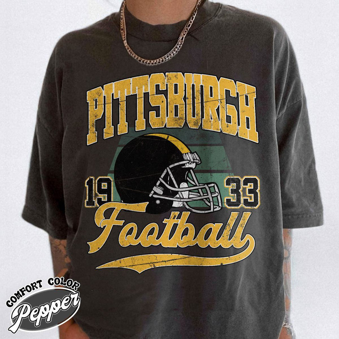 Unisex Pittsburgh football vintage t-shirt for men and women