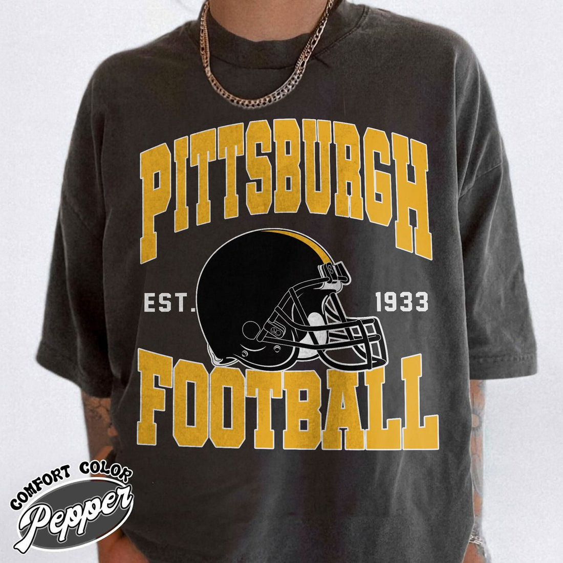 Unisex Pittsburgh football vintage t-shirt for men and women