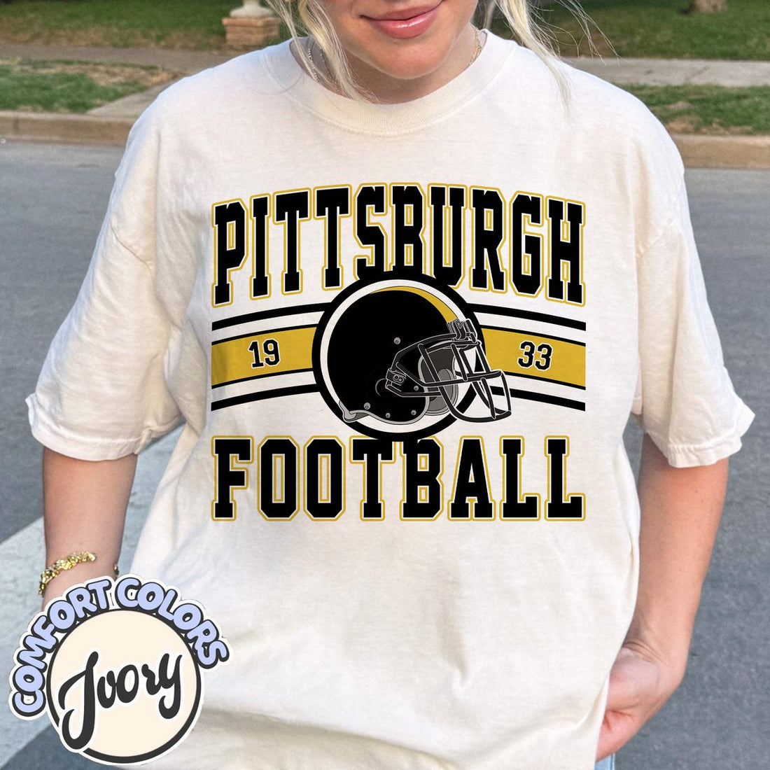 Unisex Pittsburgh football vintage t-shirt for men and women