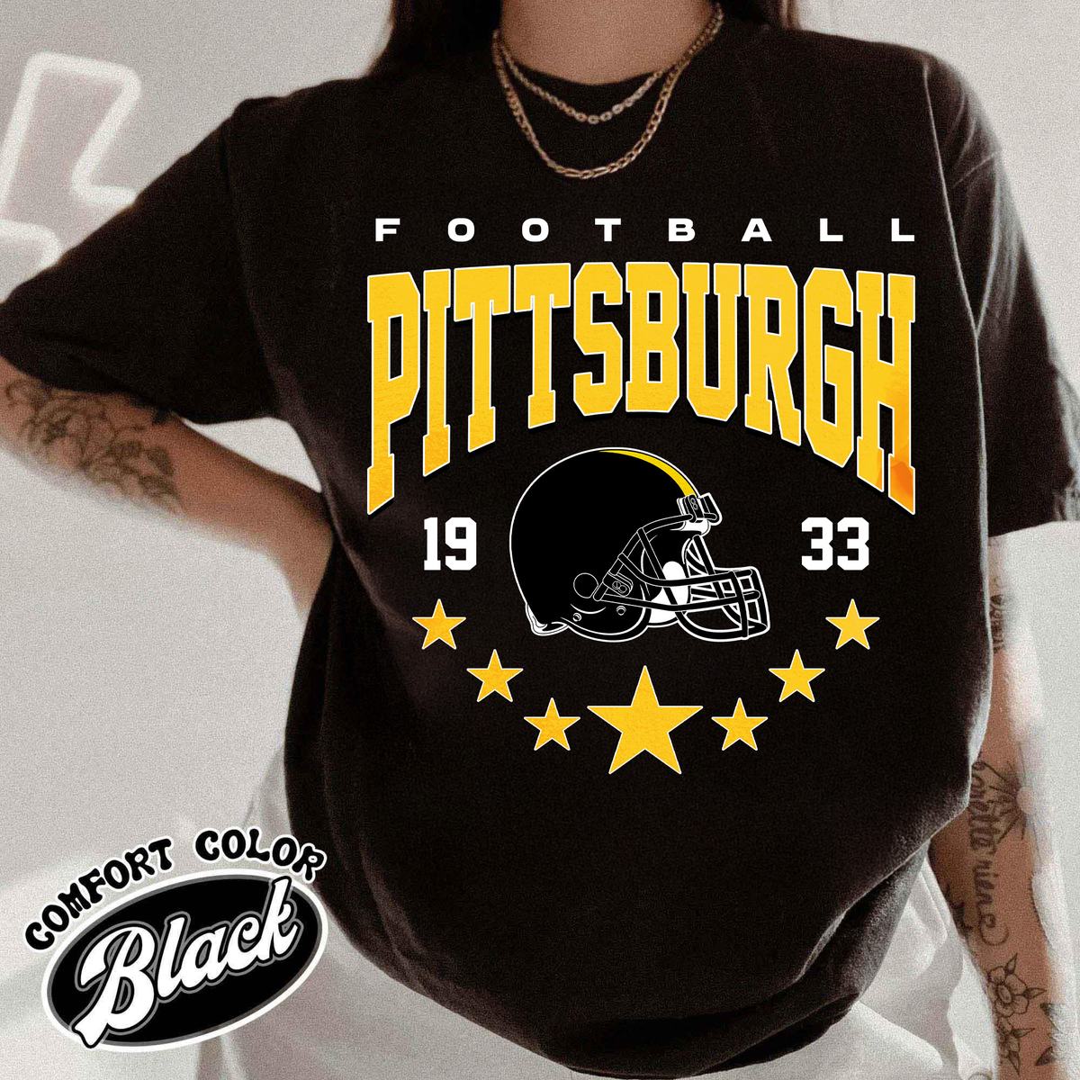 Unisex Pittsburgh football vintage t-shirt for men and women