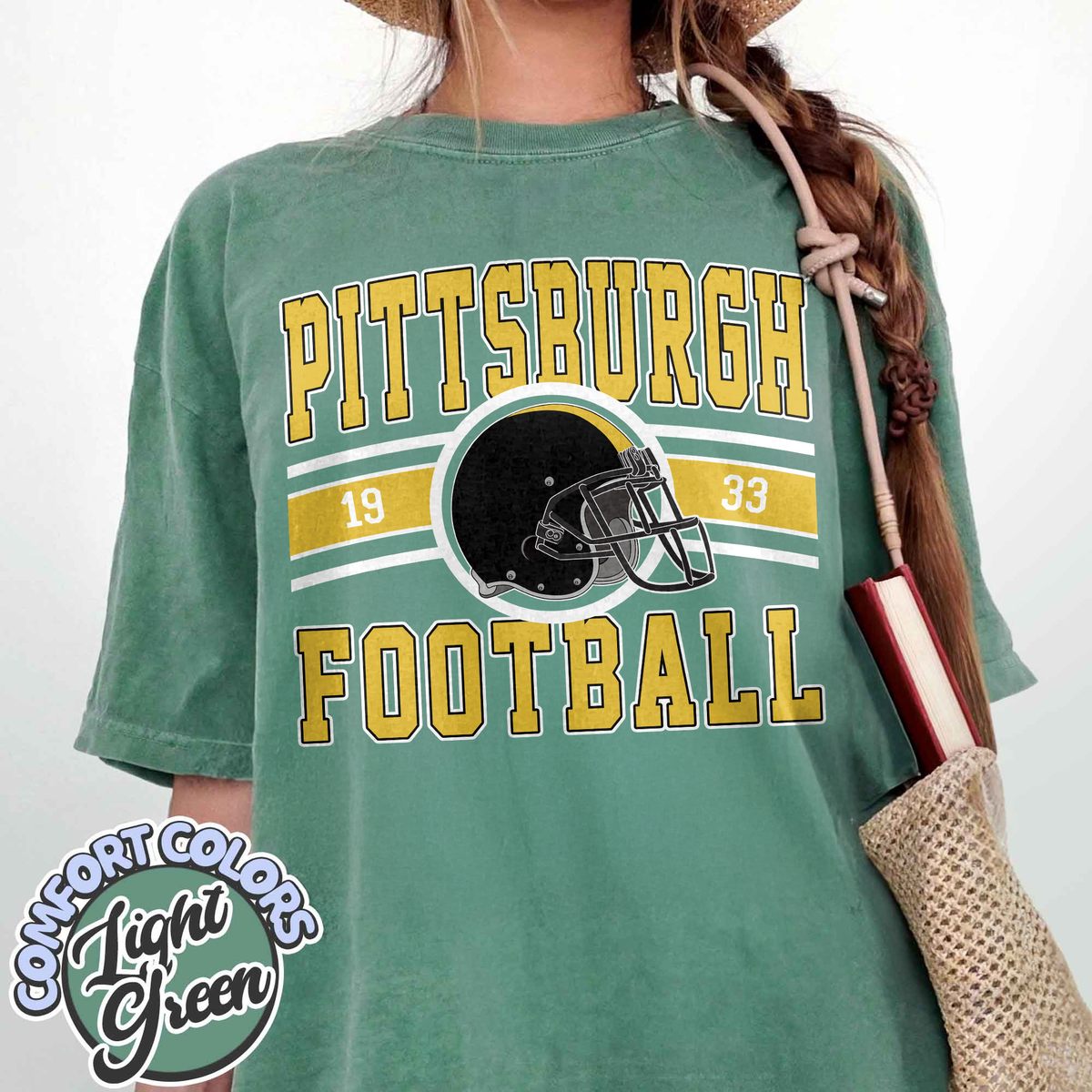 Unisex Pittsburgh football vintage t-shirt for men and women