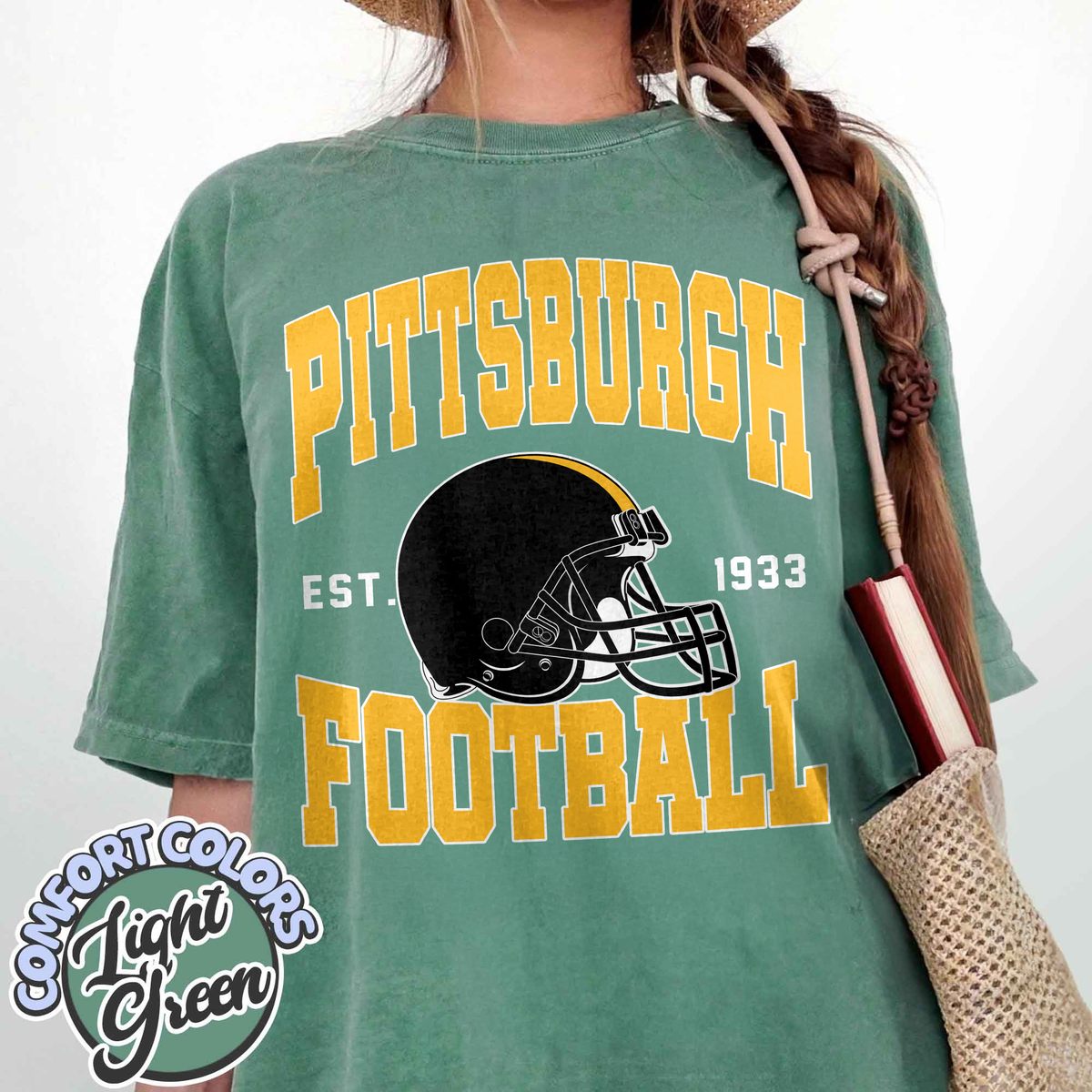 Unisex Pittsburgh football vintage t-shirt for men and women
