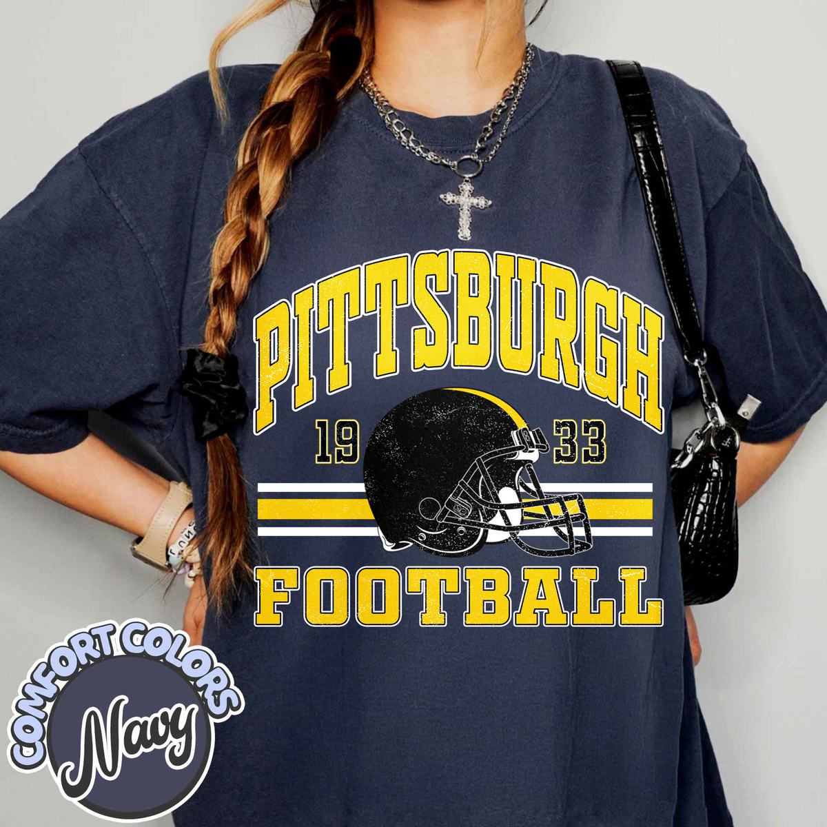 Unisex Pittsburgh football vintage t-shirt for men and women