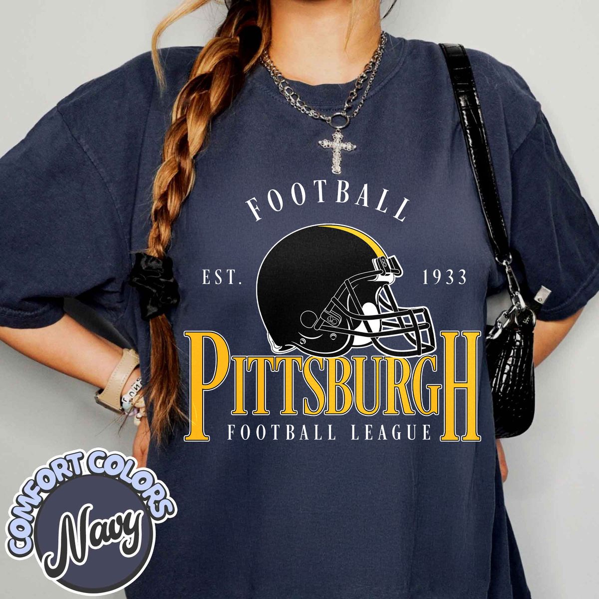 Unisex Pittsburgh football vintage t-shirt for men and women