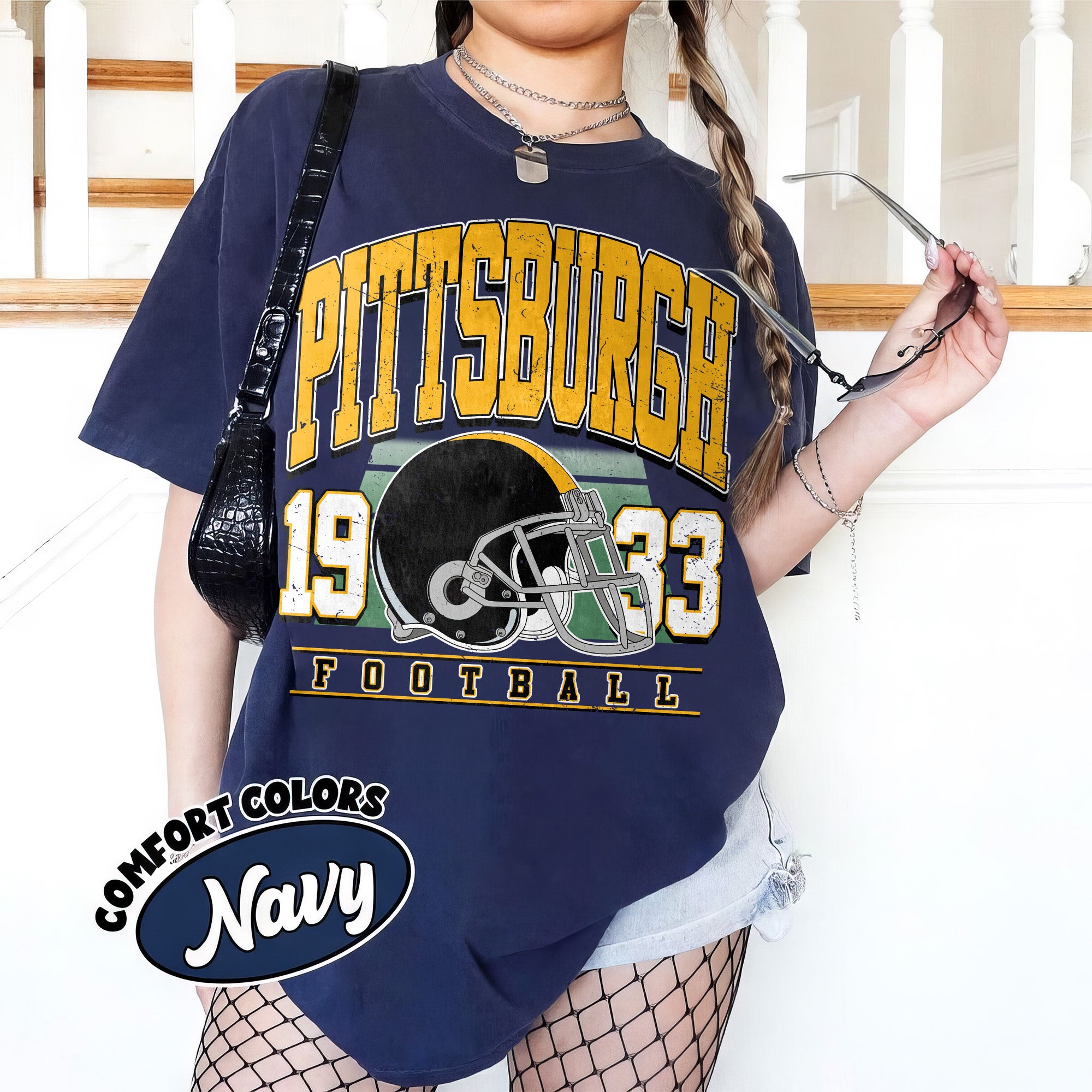 Unisex Pittsburgh football vintage t-shirt for men and women