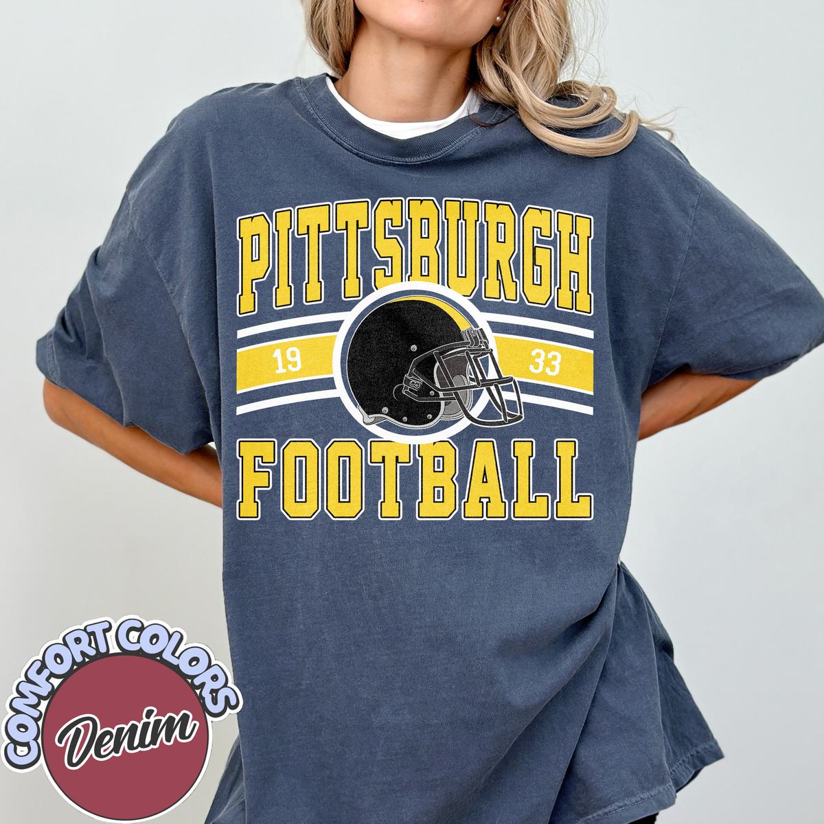 Unisex Pittsburgh football vintage t-shirt for men and women