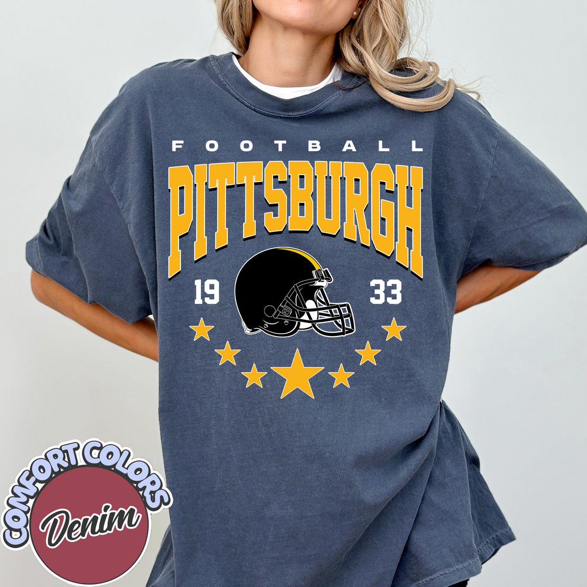 Unisex Pittsburgh football vintage t-shirt for men and women