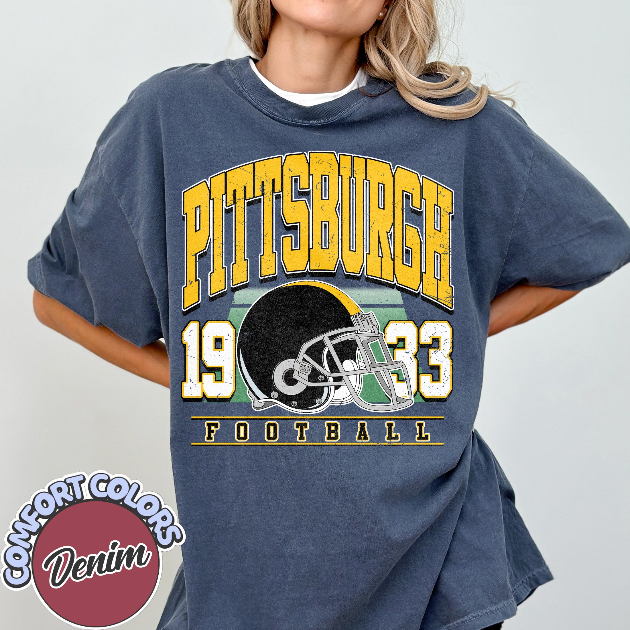 Unisex Pittsburgh football vintage t-shirt for men and women