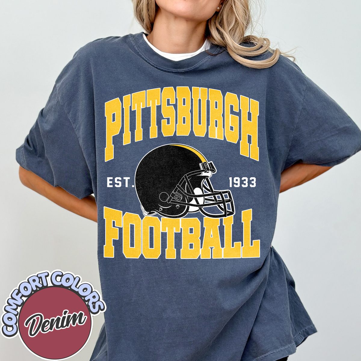 Unisex Pittsburgh football vintage t-shirt for men and women