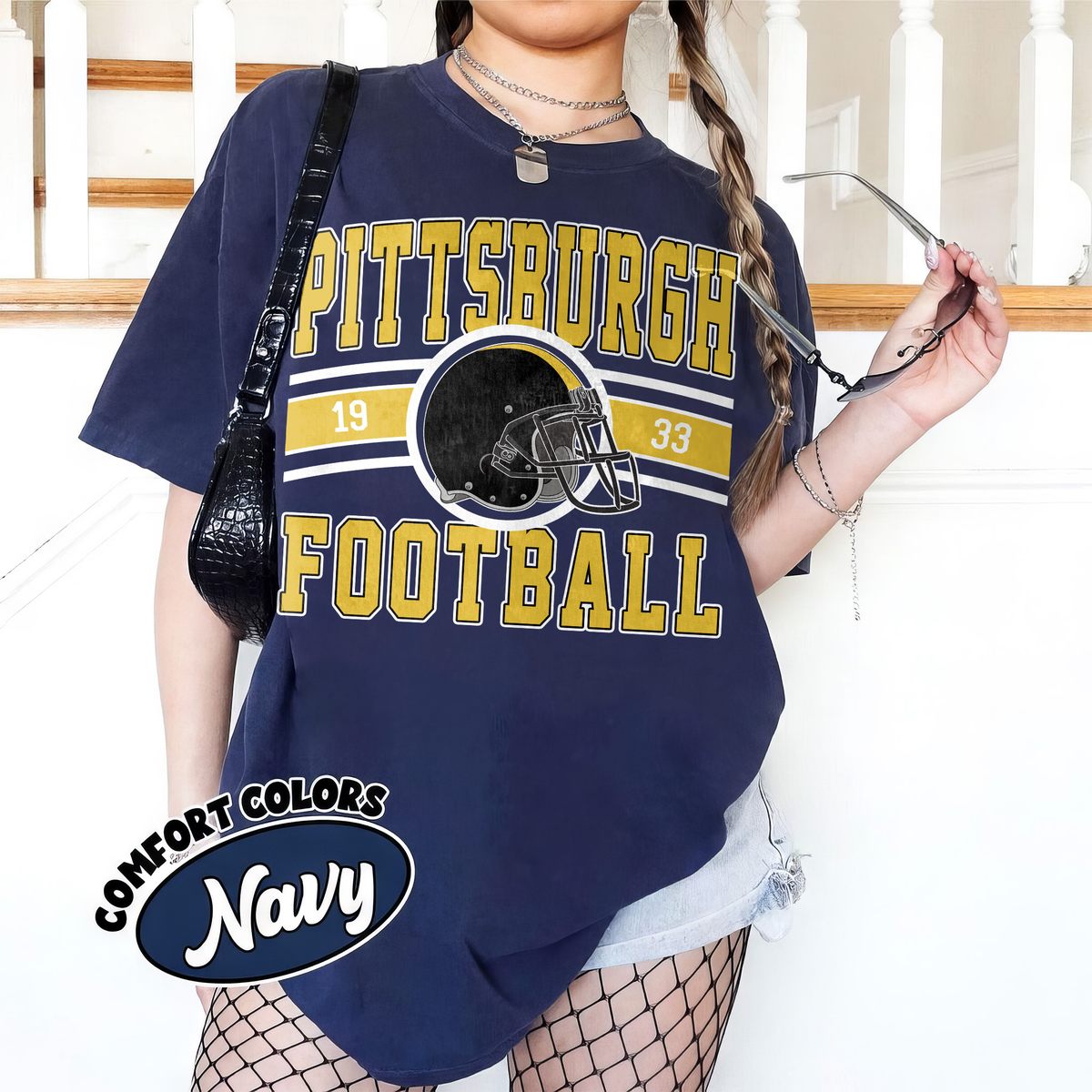 Unisex Pittsburgh football vintage t-shirt for men and women