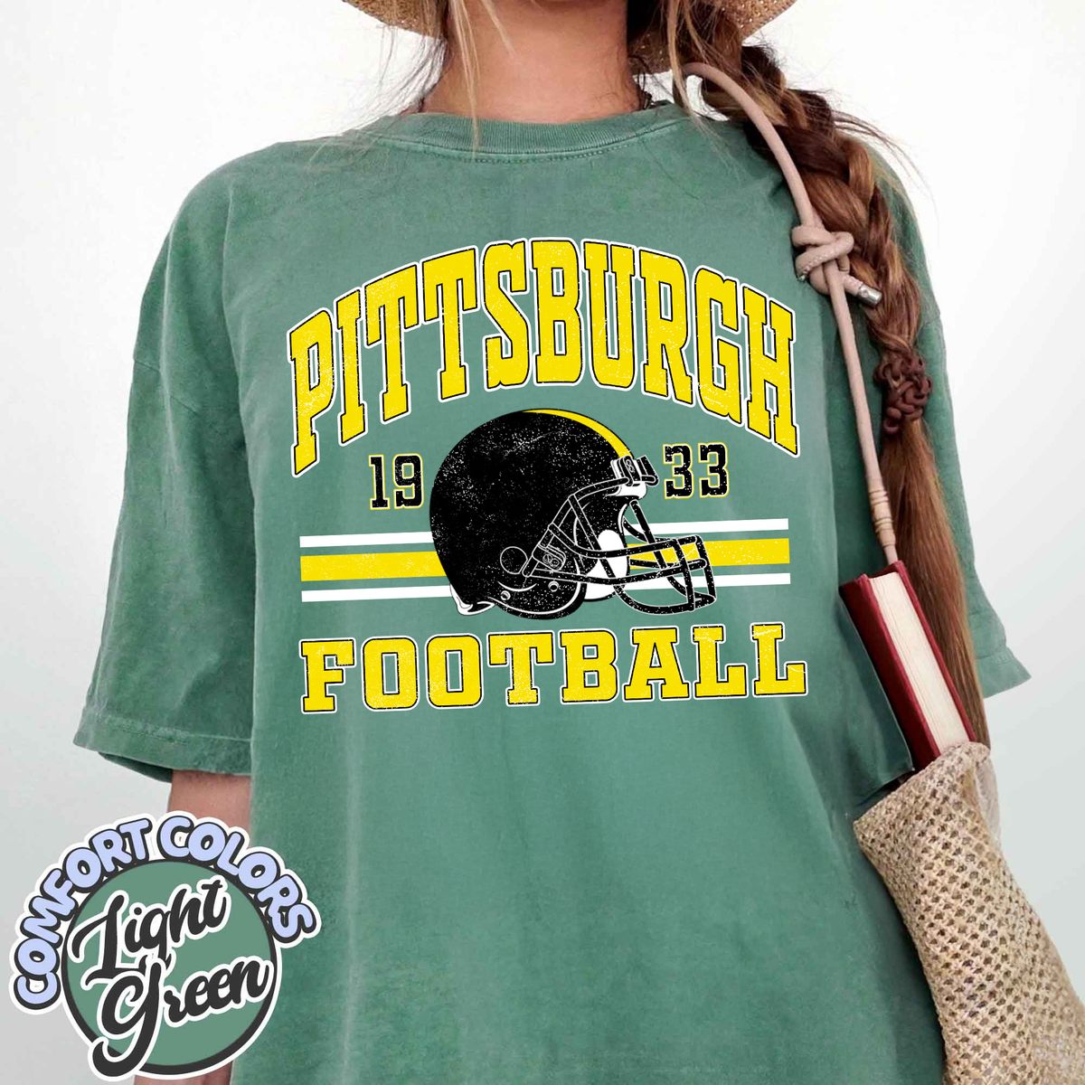 Unisex Pittsburgh football vintage t-shirt for men and women