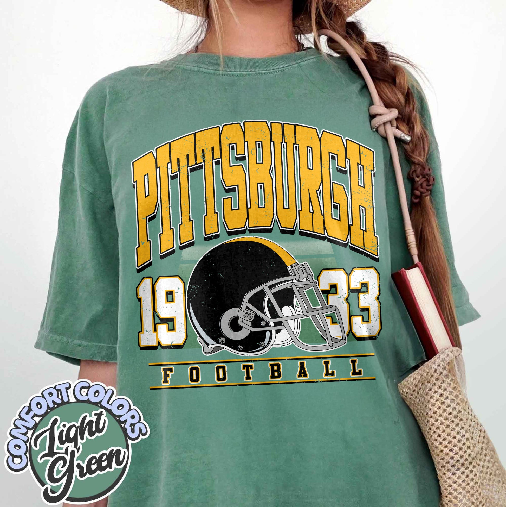 Unisex Pittsburgh football vintage t-shirt for men and women