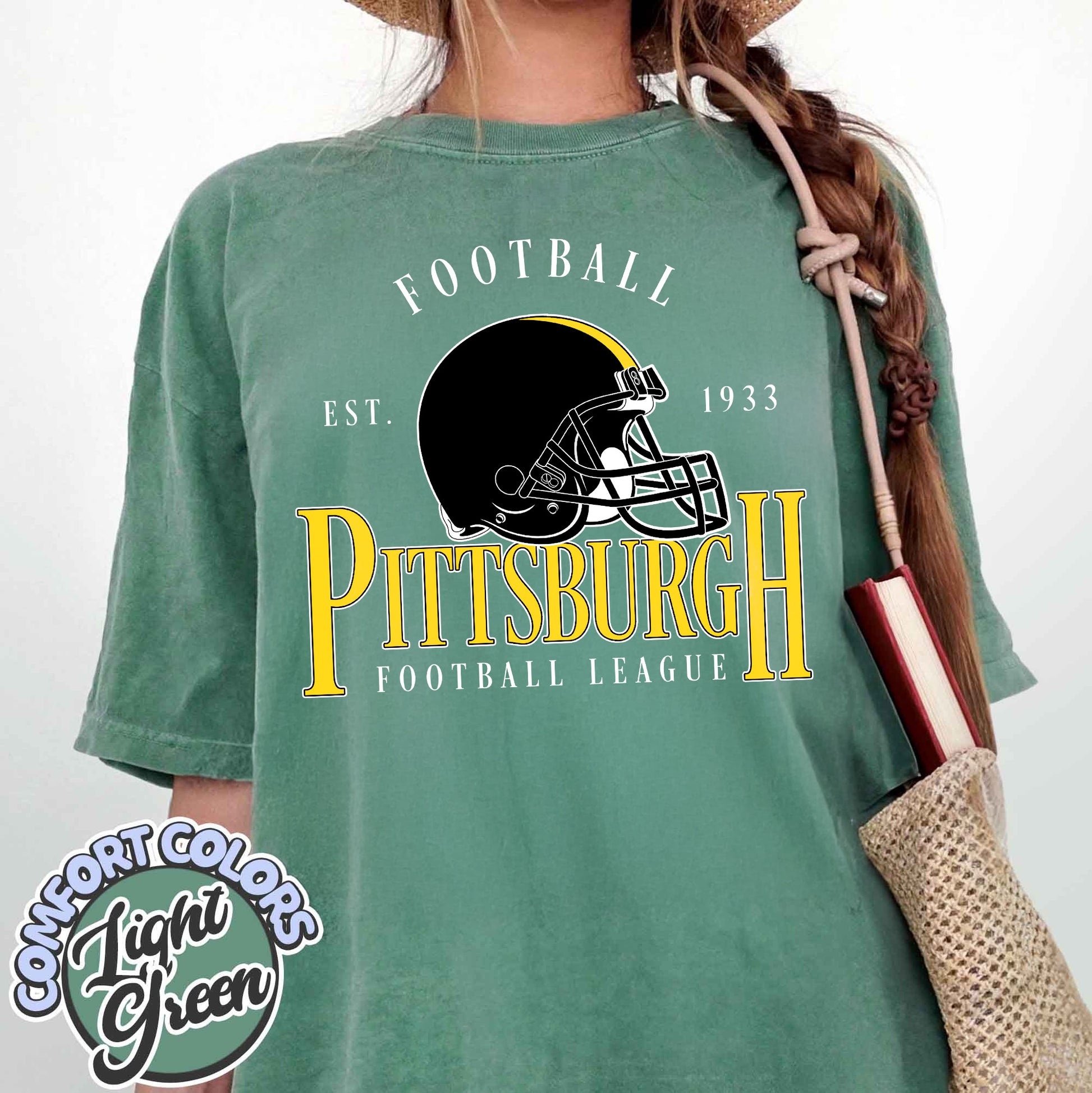 Unisex Pittsburgh football vintage t-shirt for men and women