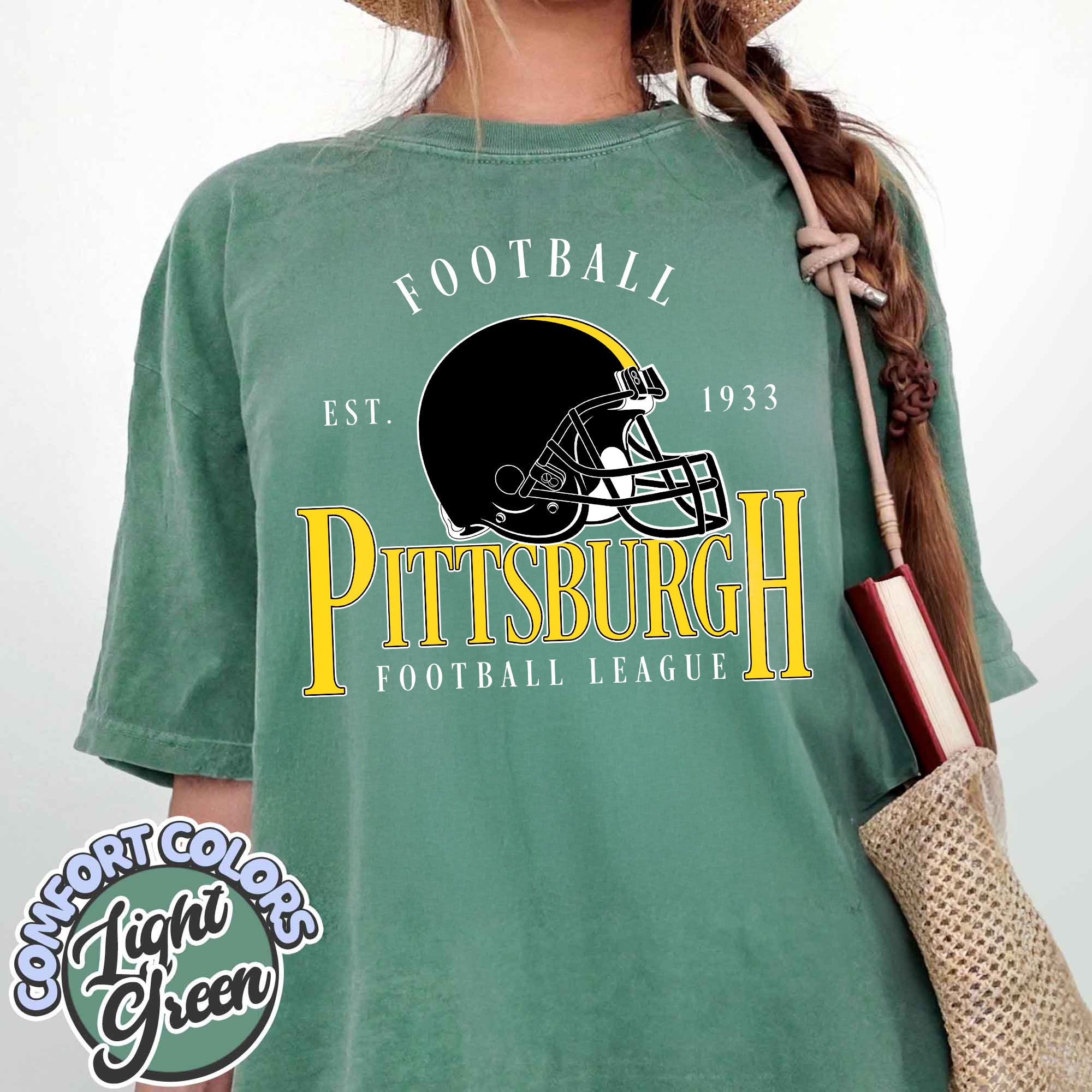 Unisex Pittsburgh football vintage t-shirt for men and women