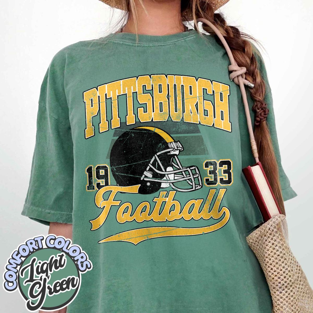 Unisex Pittsburgh football vintage t-shirt for men and women