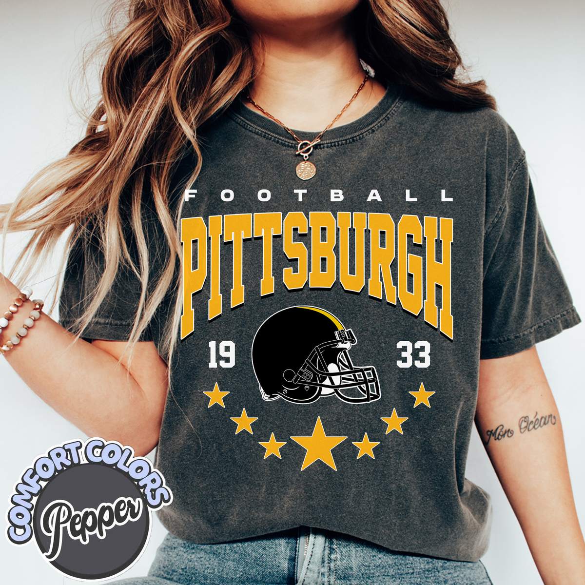 Unisex Pittsburgh football vintage t-shirt for men and women