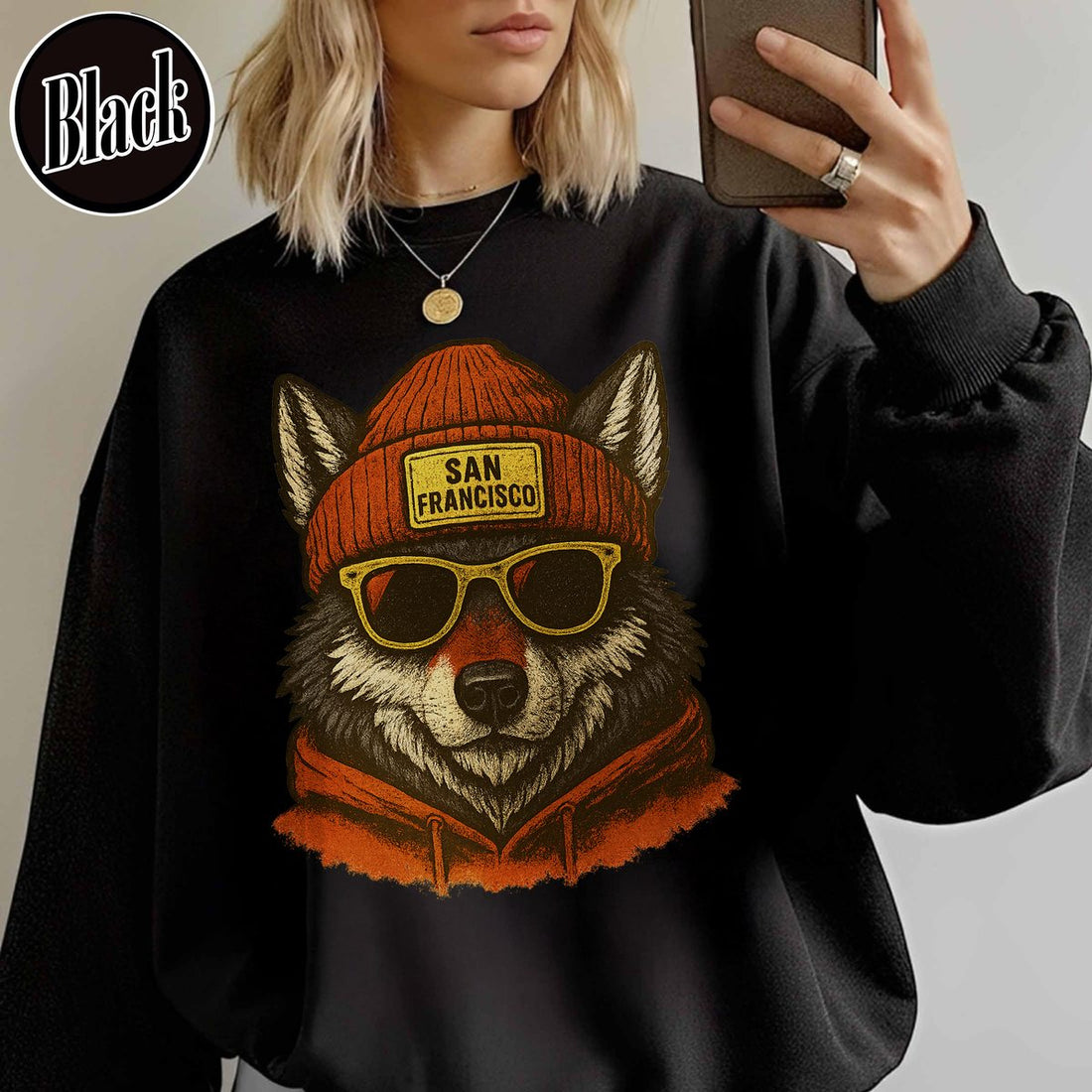 Unisex San Francisco football vintage crewneck sweatshirt for men and women