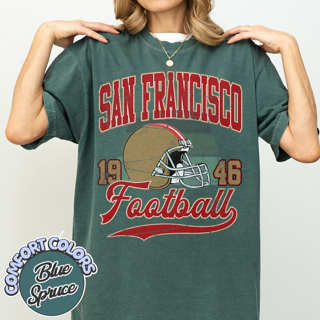Unisex San Francisco football vintage t-shirt for men and women