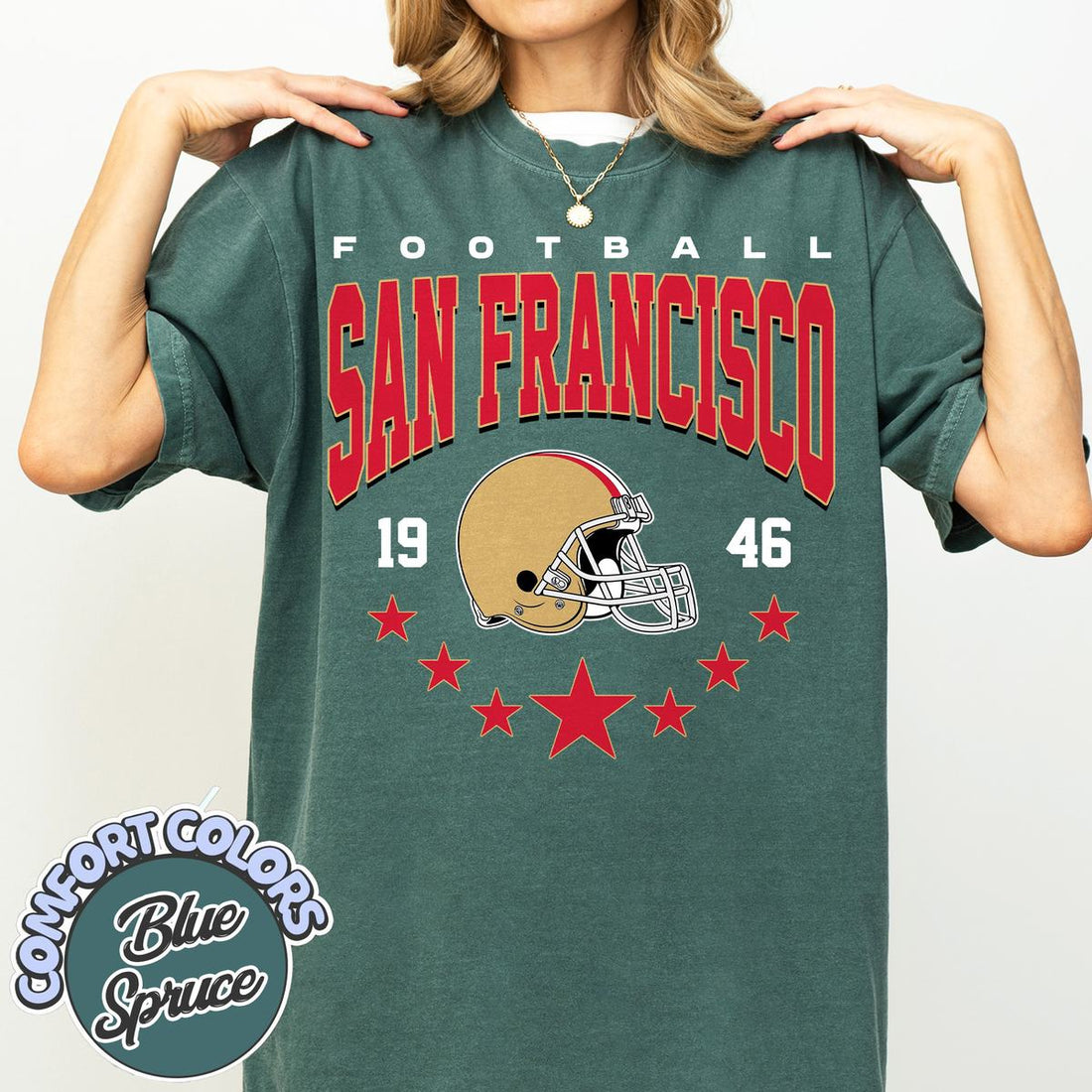 Unisex San Francisco football vintage t-shirt for men and women