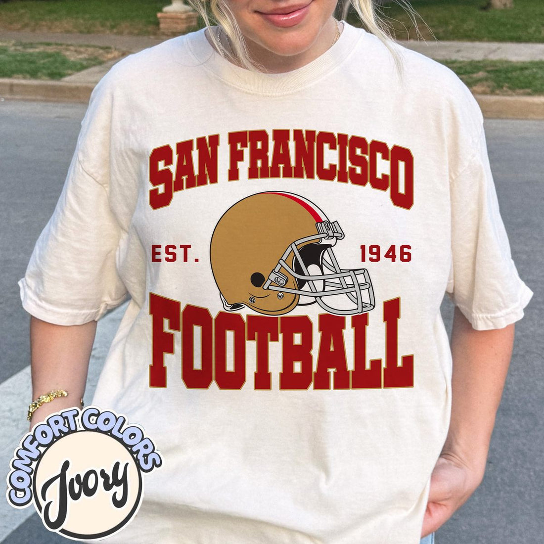 Unisex San Francisco football vintage t-shirt for men and women