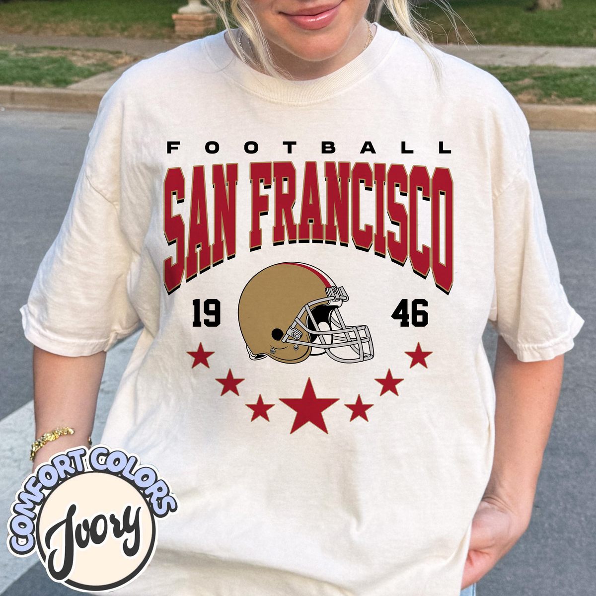 Unisex San Francisco football vintage t-shirt for men and women