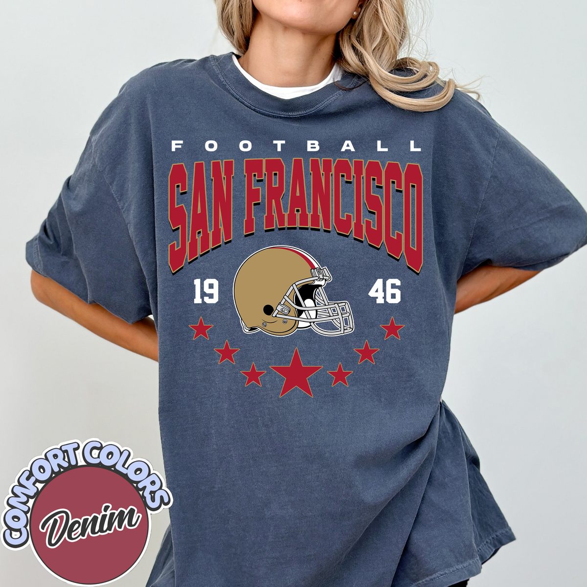 Unisex San Francisco football vintage t-shirt for men and women