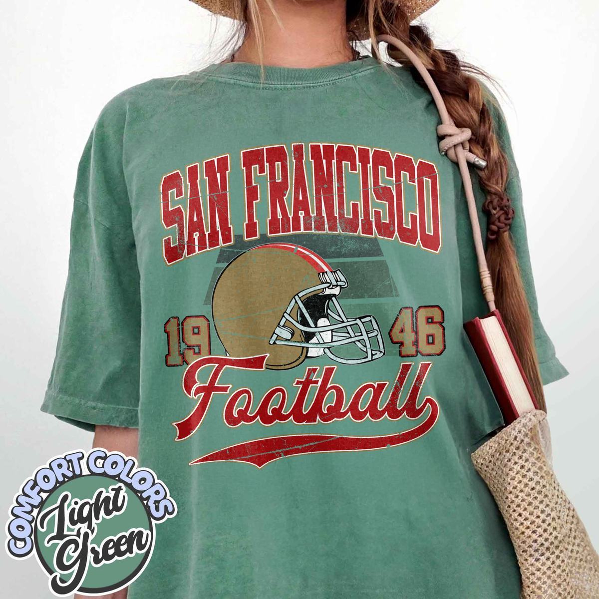 Unisex San Francisco football vintage t-shirt for men and women